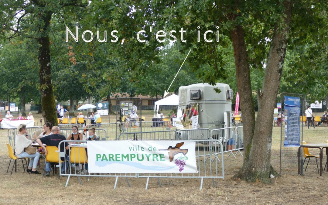 Invitation au Forum des associations de Parempuyre le 4 septembre 2021