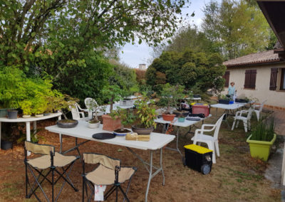 ATELIER du JEUDI 25 AOÛT 2022 CHEZ FRANCOIS T. QUI NOUS ACCUEILLE DANS SON JARDIN.