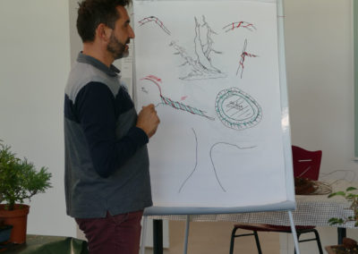 Atelier du 5 novembre avec Sébastien et Eliette dans la superbe salle La Cigogne à Parempuyre