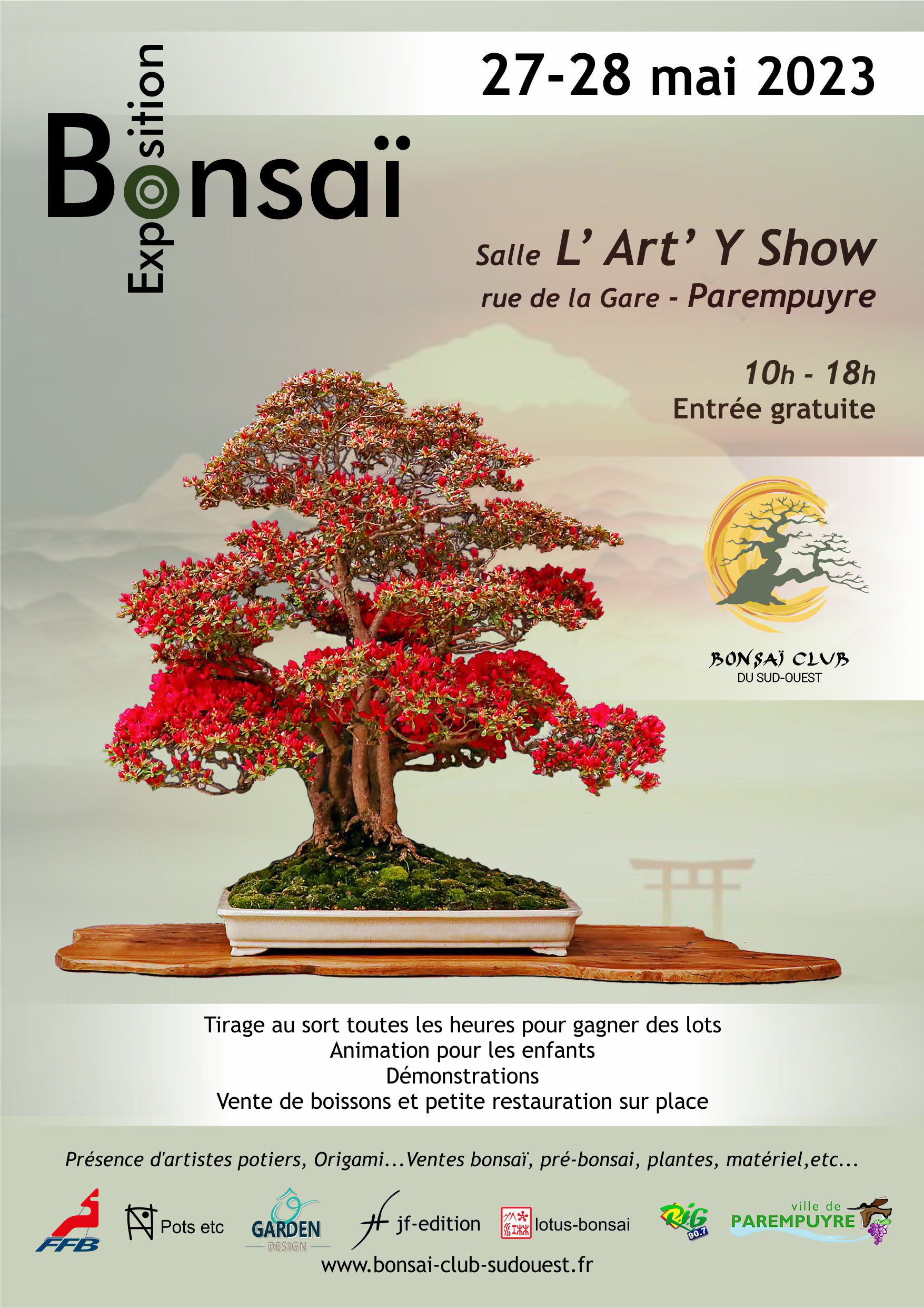 EXPOSITION DU BONSAÏ CLUB DU SUDOUEST LE 27 ET 28 MAI 2023 Bonsai